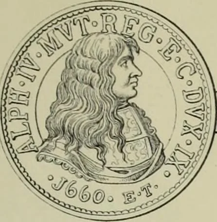 An illustration from La zecca di Modena nei periodi comunale ed estense, 1884, leaf 418