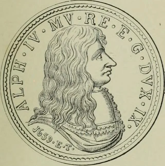 An illustration from La zecca di Modena nei periodi comunale ed estense, 1884, leaf 418