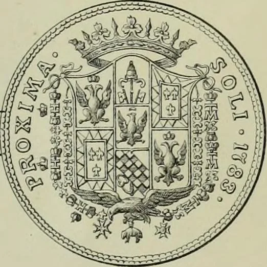 An illustration from La zecca di Modena nei periodi comunale ed estense, 1884, leaf 426