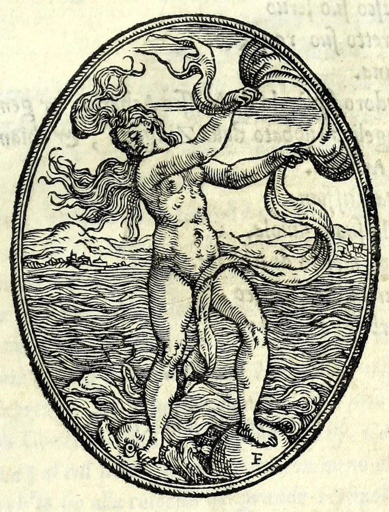 An illustration from La zingana : comedia, 1546, leaf 7