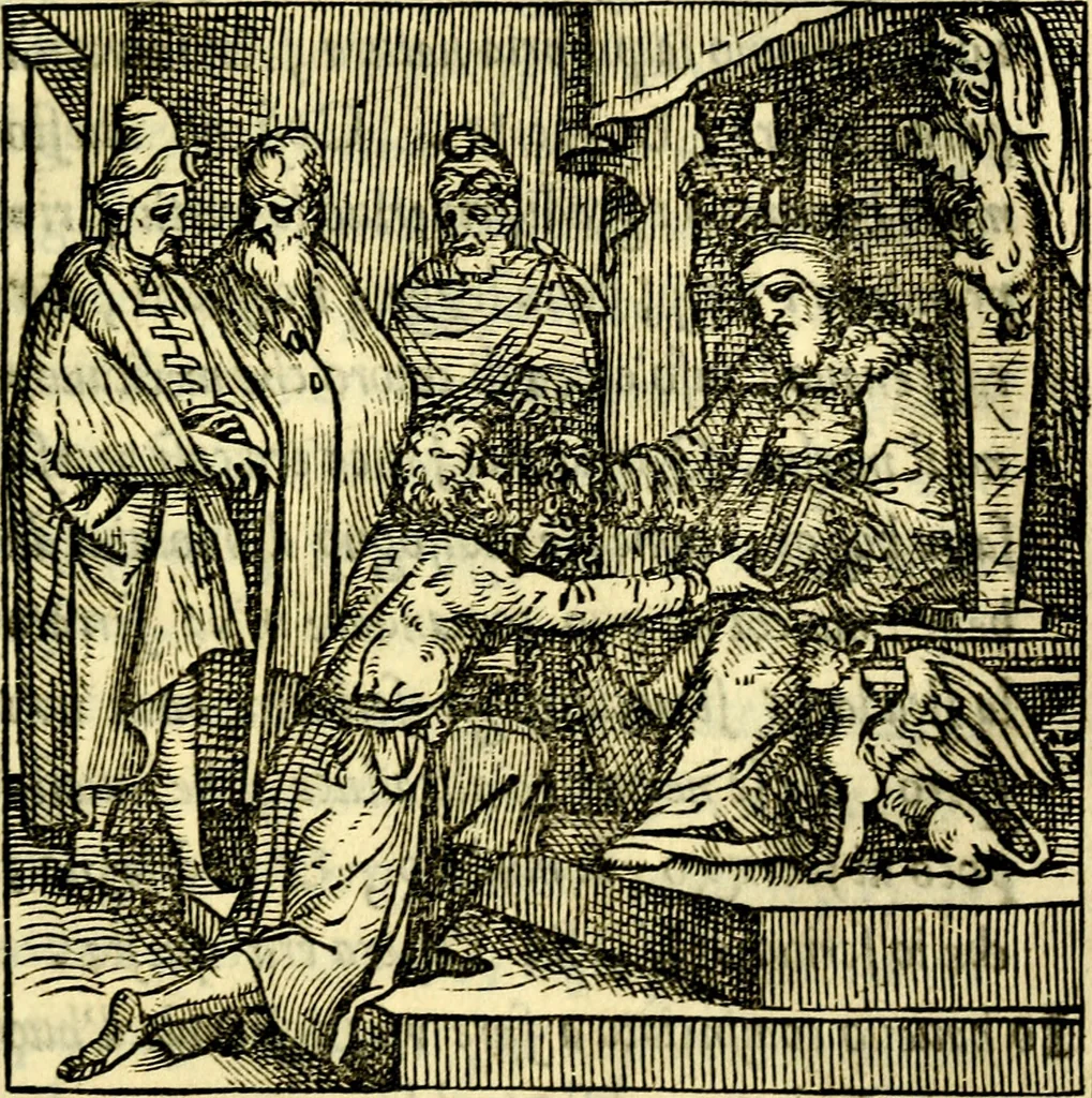 An illustration from La zvcca del Doni, 1551, leaf 102