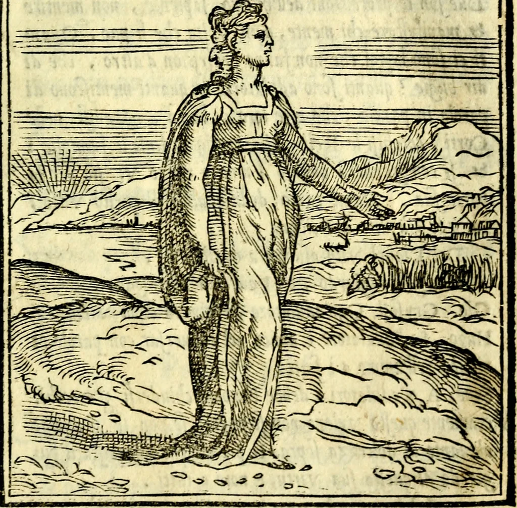 An illustration from La zvcca del Doni, 1551, leaf 112