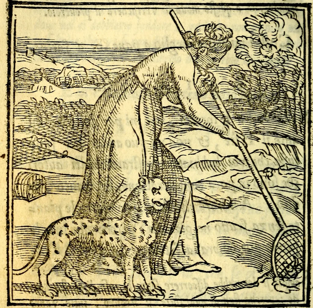 An illustration from La zvcca del Doni, 1551, leaf 137