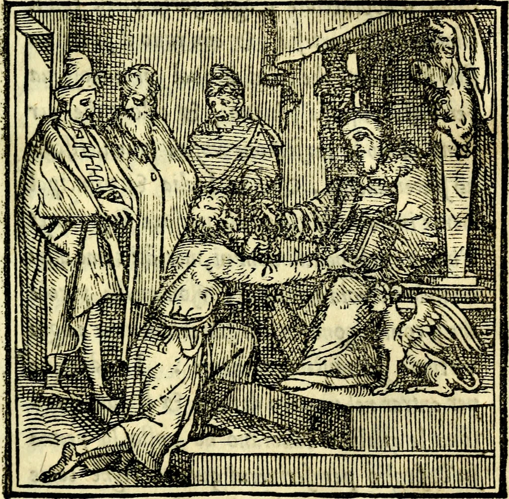 An illustration from La zvcca del Doni, 1551, leaf 16