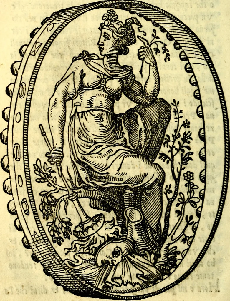 An illustration from La zvcca del Doni, 1551, leaf 171