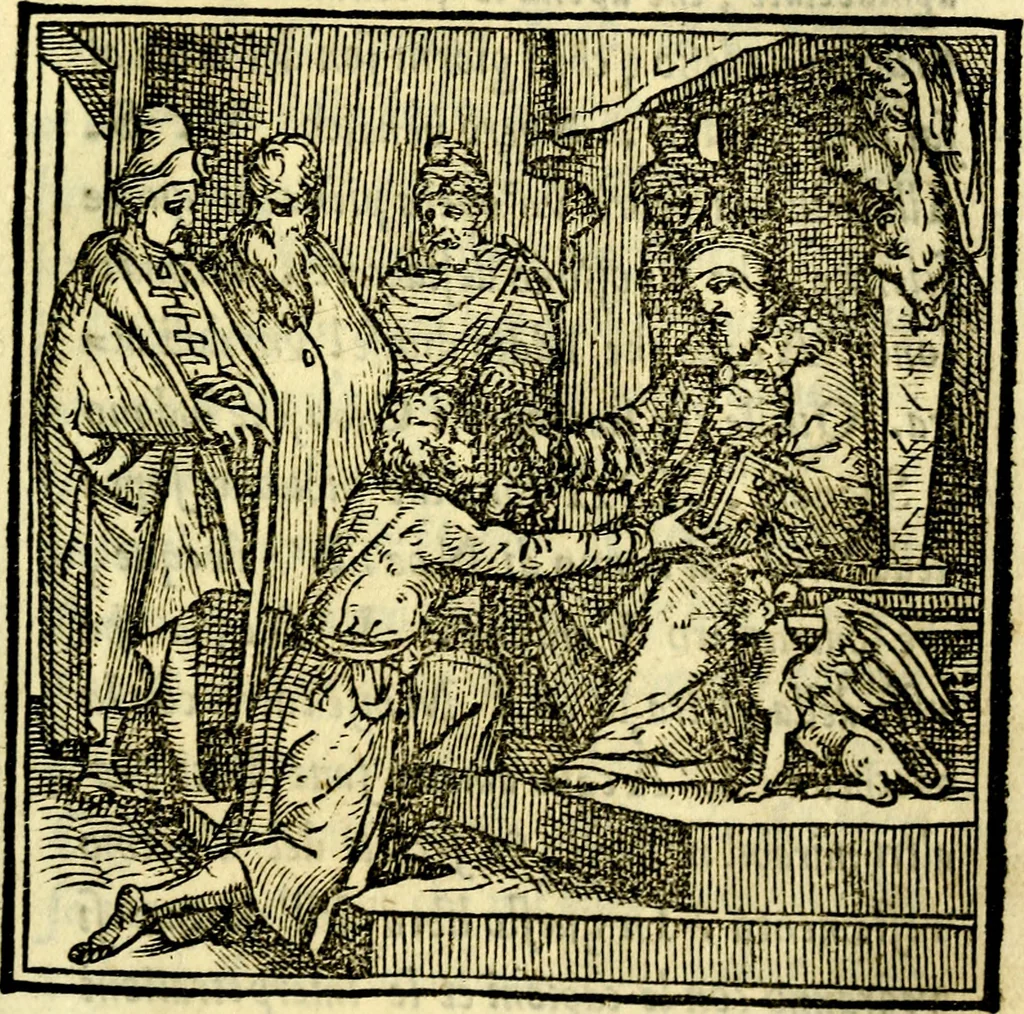 An illustration from La zvcca del Doni, 1551, leaf 174
