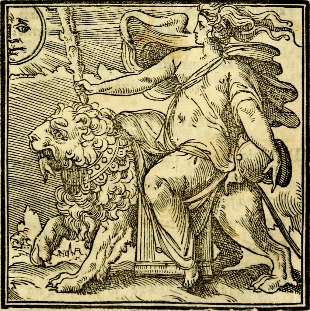 An illustration from La zvcca del Doni, 1551, leaf 184