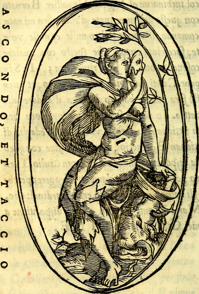 An illustration from La zvcca del Doni, 1551, leaf 99