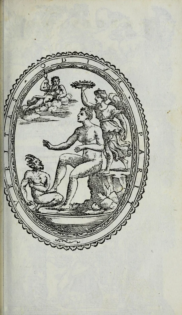 An illustration from La zvcca del Doni, 1551, leaf 247