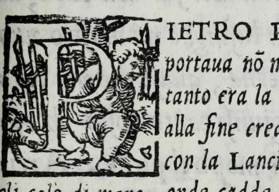 An illustration from La zvcca del Doni, 1551, leaf 283