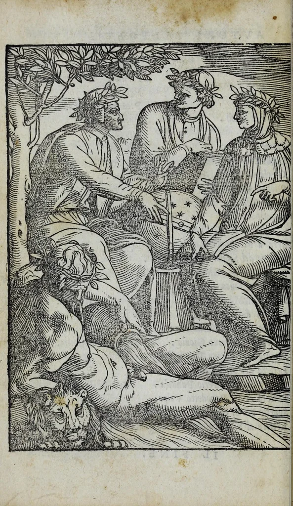 An illustration from La zvcca del Doni, 1551, leaf 40