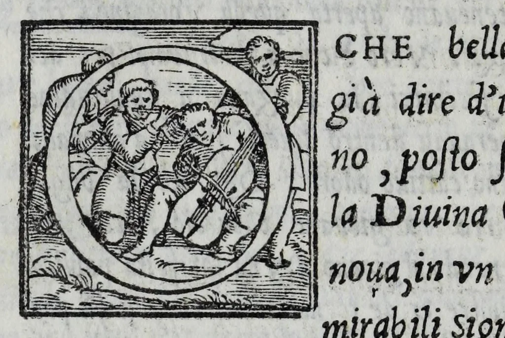 An illustration from La zvcca del Doni, 1551, leaf 598