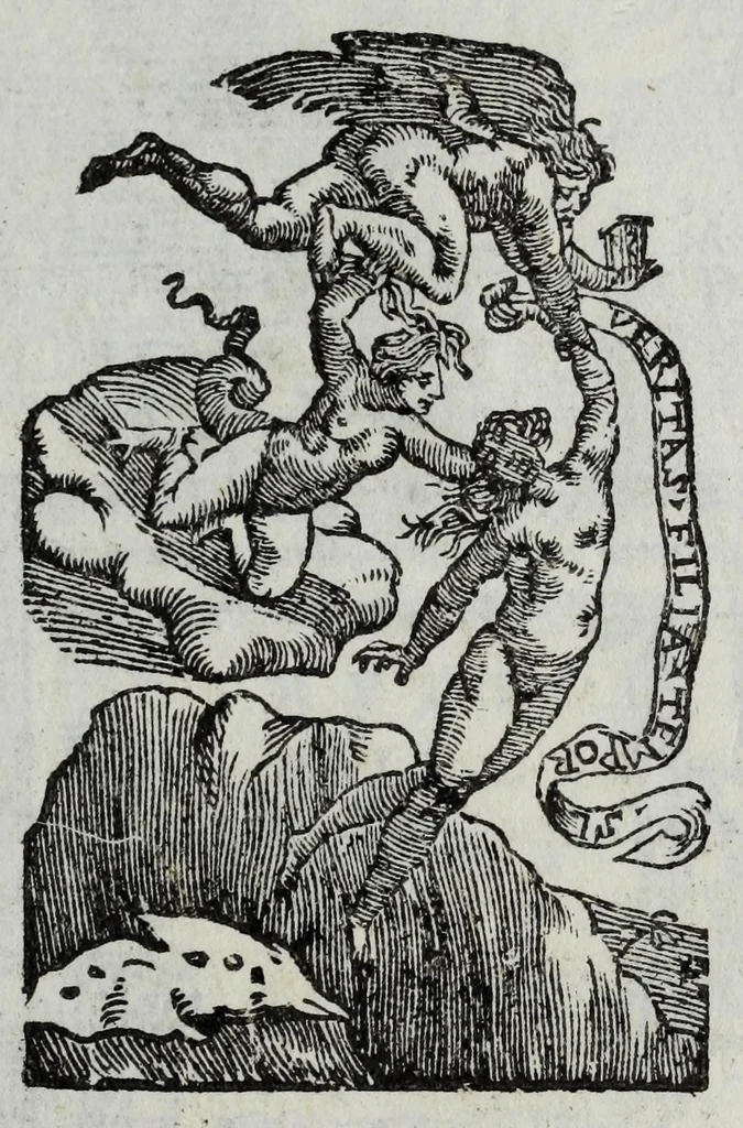 An illustration from La zvcca del Doni, 1551, leaf 643
