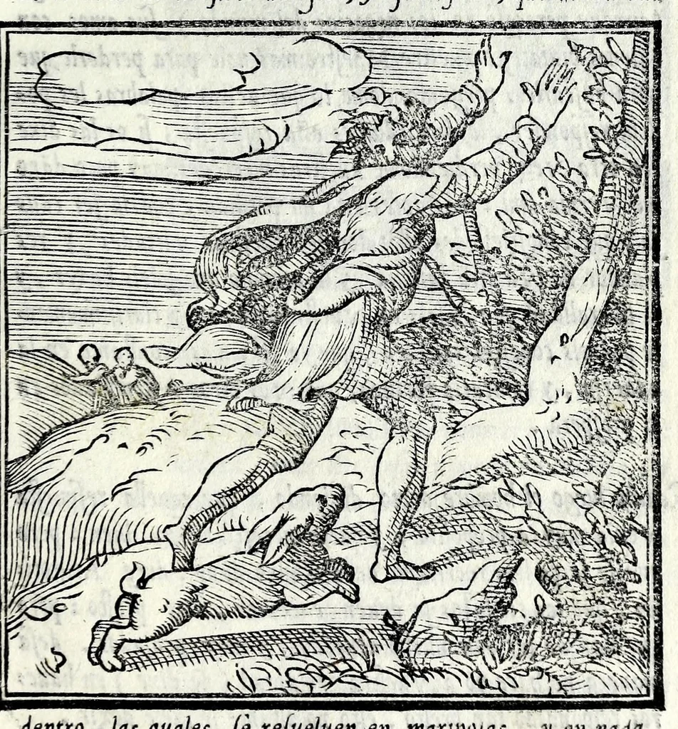 An illustration from La zvcca del Doni, en spañol, 1551, leaf 101