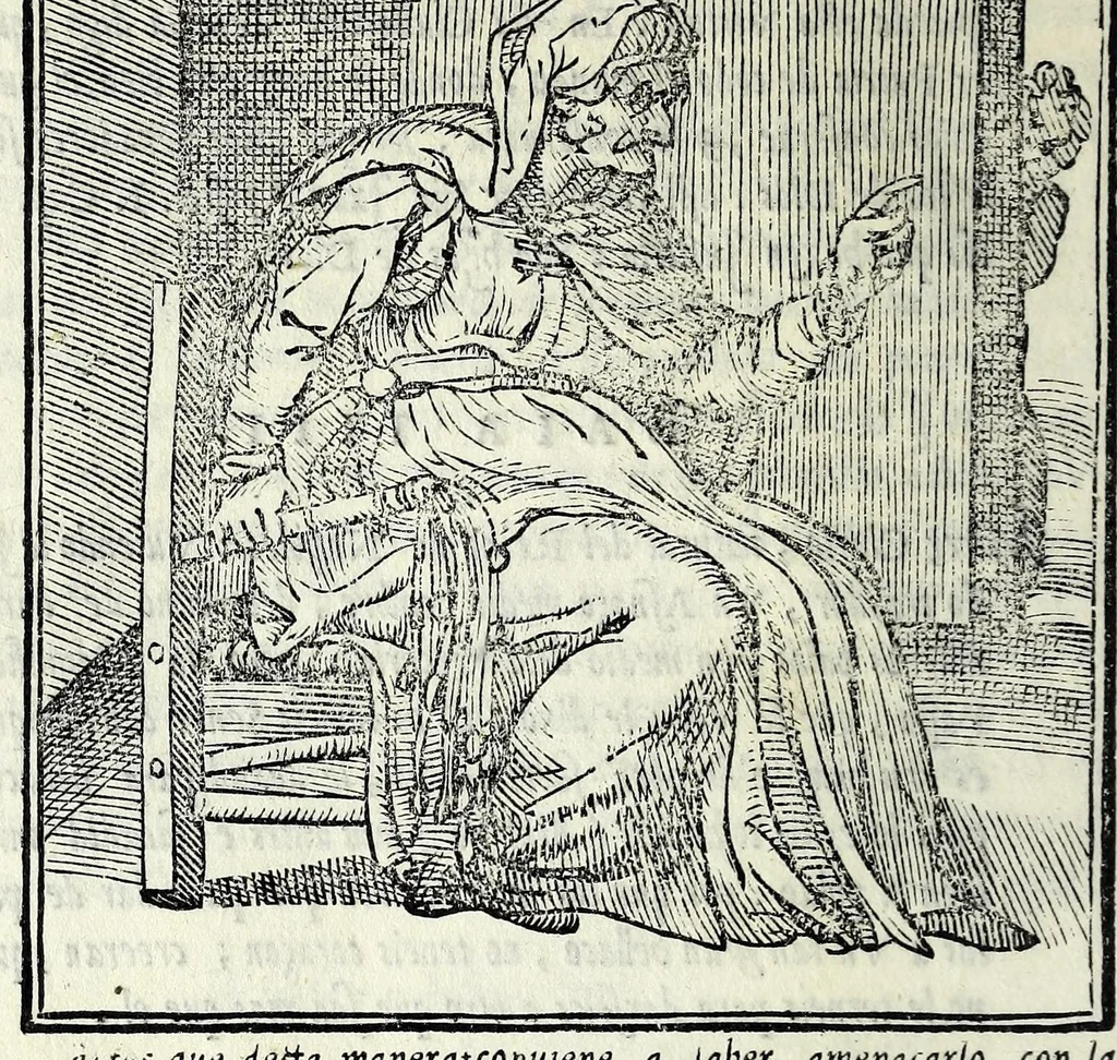 An illustration from La zvcca del Doni, en spañol, 1551, leaf 80