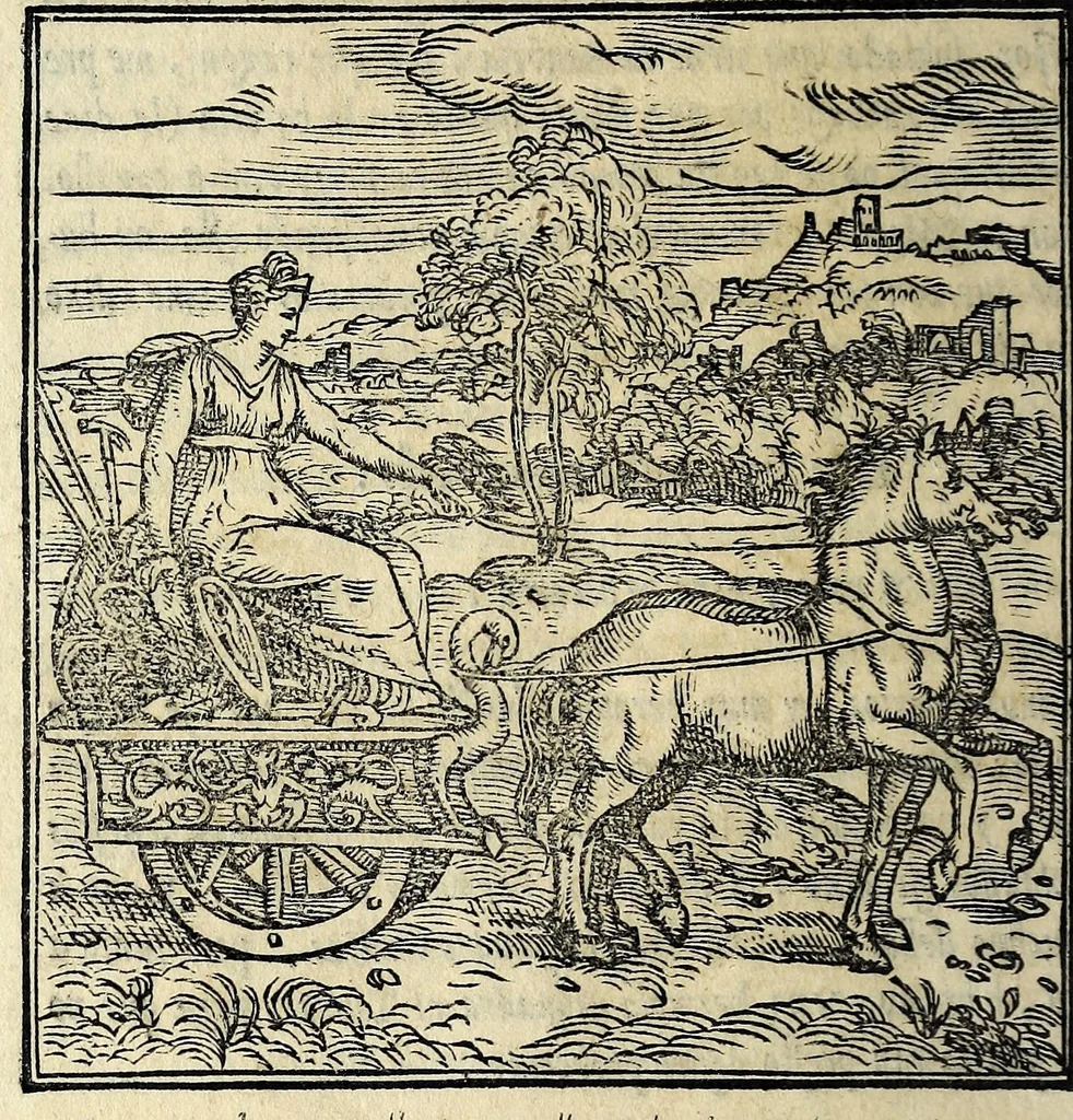An illustration from La zvcca del Doni, en spañol, 1551, leaf 84