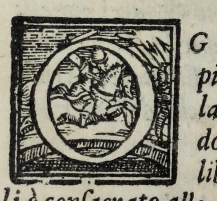 An illustration from La zvcca del Doni fiorentino, divisa in cinqve libri di gran ualore, sotto titolo di poca consideratione .., 1565, leaf 512