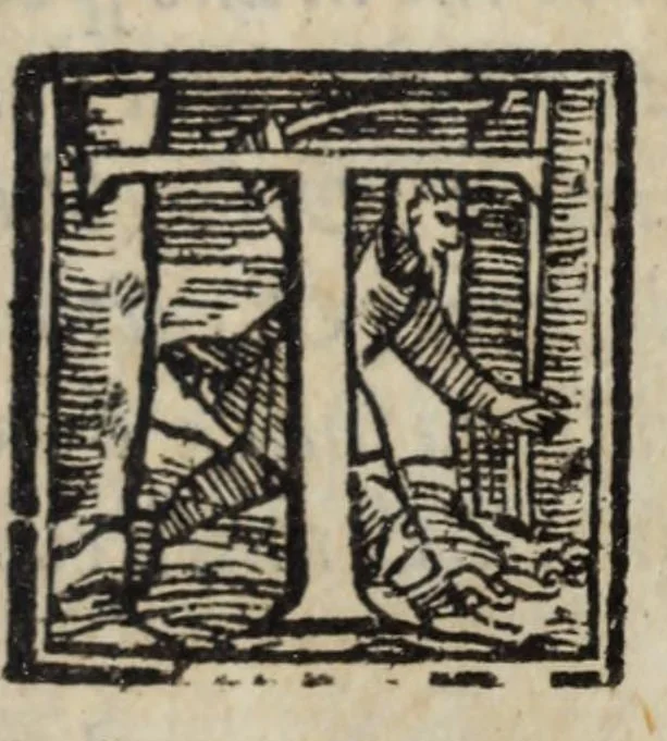 An illustration from La zvcca del Doni fiorentino, divisa in cinqve libri di gran ualore, sotto titolo di poca consideratione .., 1565, leaf 75