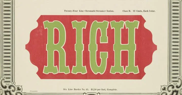 An illustration from Specimens of chromatic wood type, borders, etc. manufactured by Wm. H. Page & Co., 1874, leaf 13