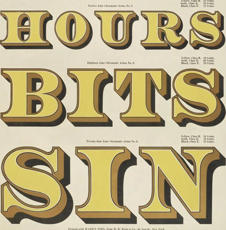 An illustration from Specimens of chromatic wood type, borders, etc. manufactured by Wm. H. Page & Co., 1874, leaf 33
