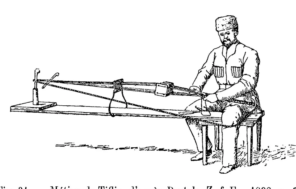 An illustration from Études d'ethnographie algérienne : Les soufflets algériens -Les poteries kabyles. - Le tissage aux cartons - L'art décoratif, 1911, leaf 103