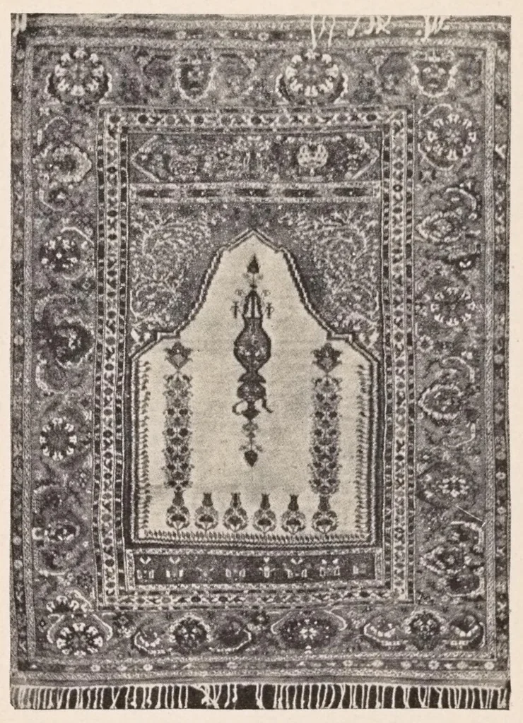 An illustration from Art panels from the handlooms of the Far Orient as seen by native rug weavers, 1910, leaf 46