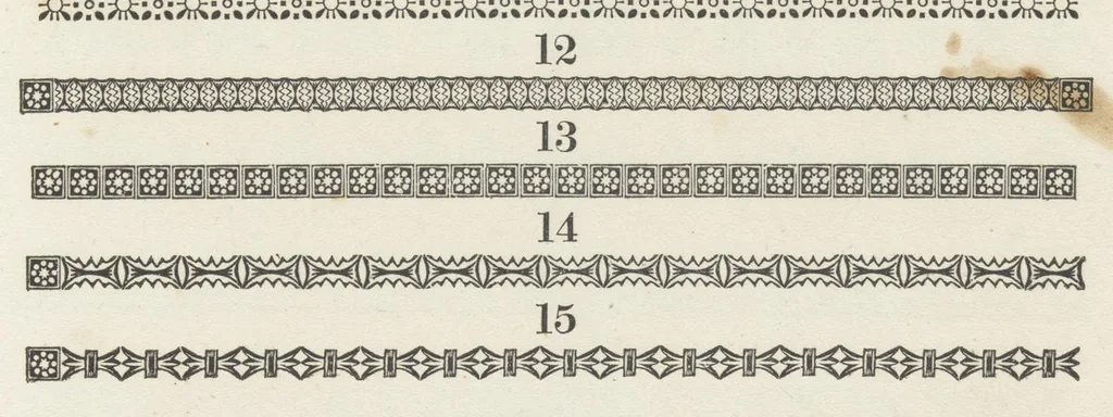 An illustration from A specimen of printing types and ornaments from the Baltimore Type Foundry, 1832, leaf 114