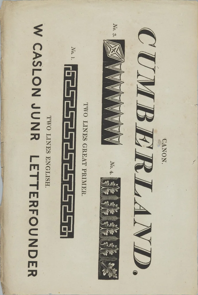 An illustration from [Specimens of printing types], 1792, leaf 5