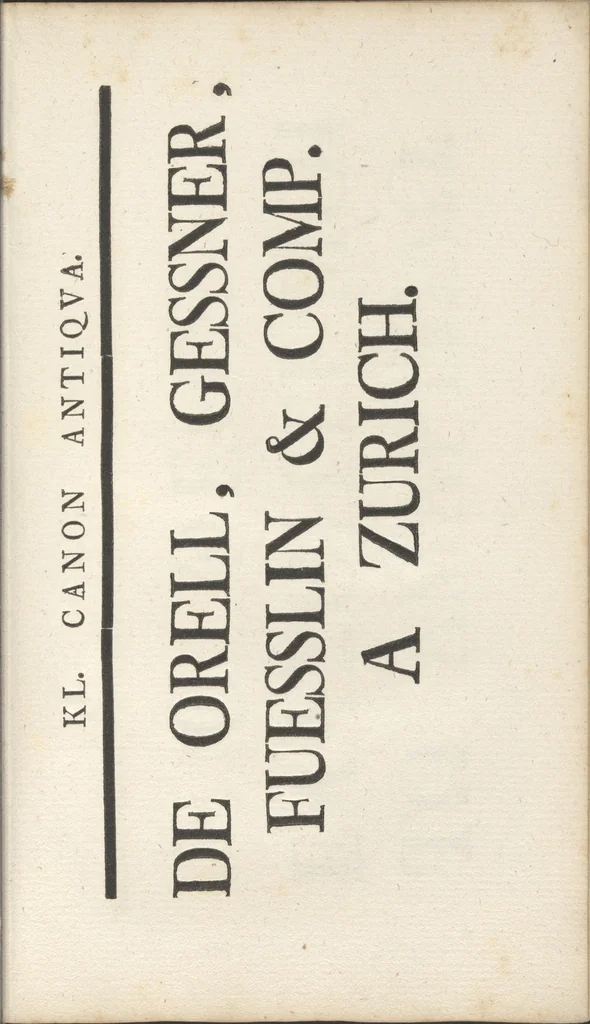 An illustration from Épreuves des caracteres de la fonderie de Orell, Gessner, Fueslin [sic] & Compagnue a Zuric [sic], 1782, leaf 74
