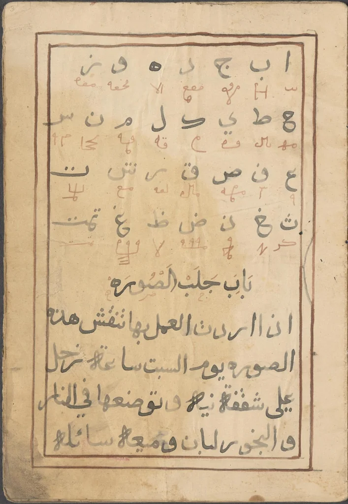 An illustration from [Incomplete text on letter magic], 1700, leaf 4