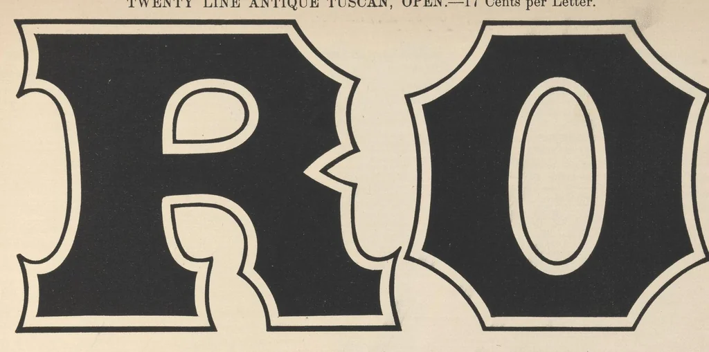 An illustration from Specimens of wood type borders, rules, &c. manufactured by Wm. H. Page & Co. Greenville, Conn., one mile from the city of Norwich, 1859, leaf 216