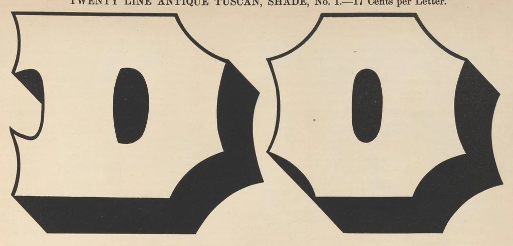 An illustration from Specimens of wood type borders, rules, &c. manufactured by Wm. H. Page & Co. Greenville, Conn., one mile from the city of Norwich, 1859, leaf 322