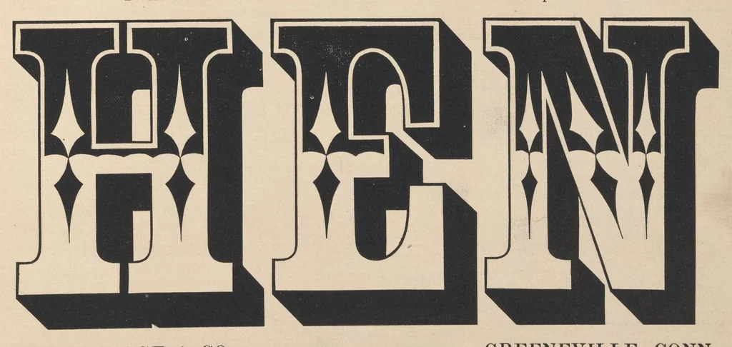 An illustration from Specimens of wood type borders, rules, &c. manufactured by Wm. H. Page & Co. Greenville, Conn., one mile from the city of Norwich, 1859, leaf 344