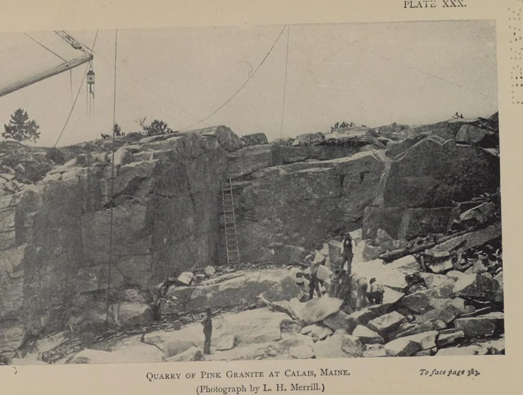 An illustration from Stones for building and decoration, 1910, leaf 457