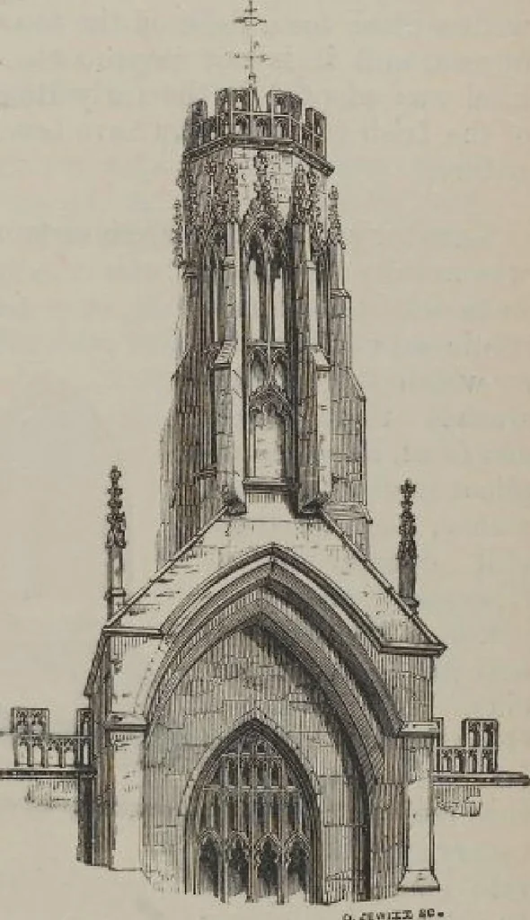 An illustration from A concise glossary of terms used in Grecian, Roman, Italian, and Gothic architecture, 1905, leaf 154