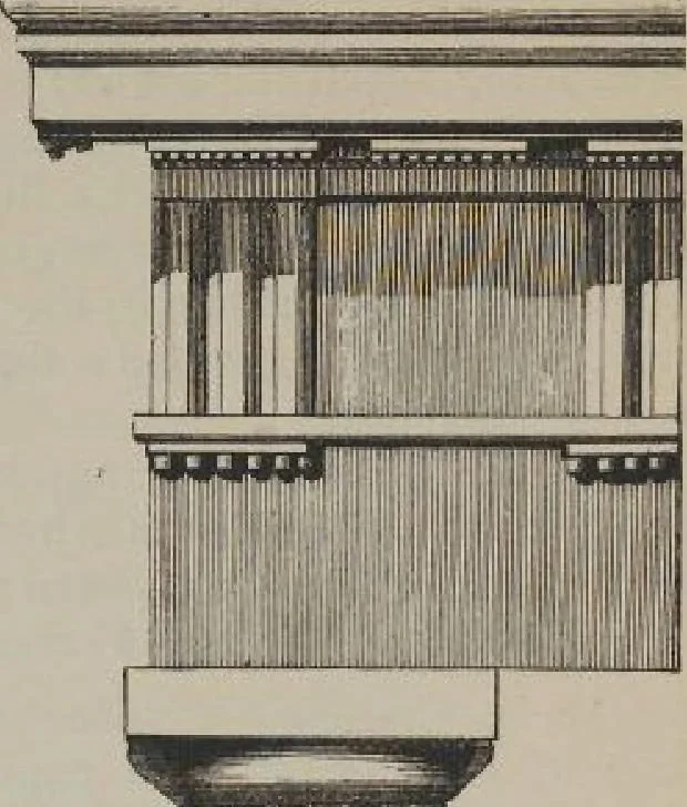 An illustration from A concise glossary of terms used in Grecian, Roman, Italian, and Gothic architecture, 1905, leaf 185
