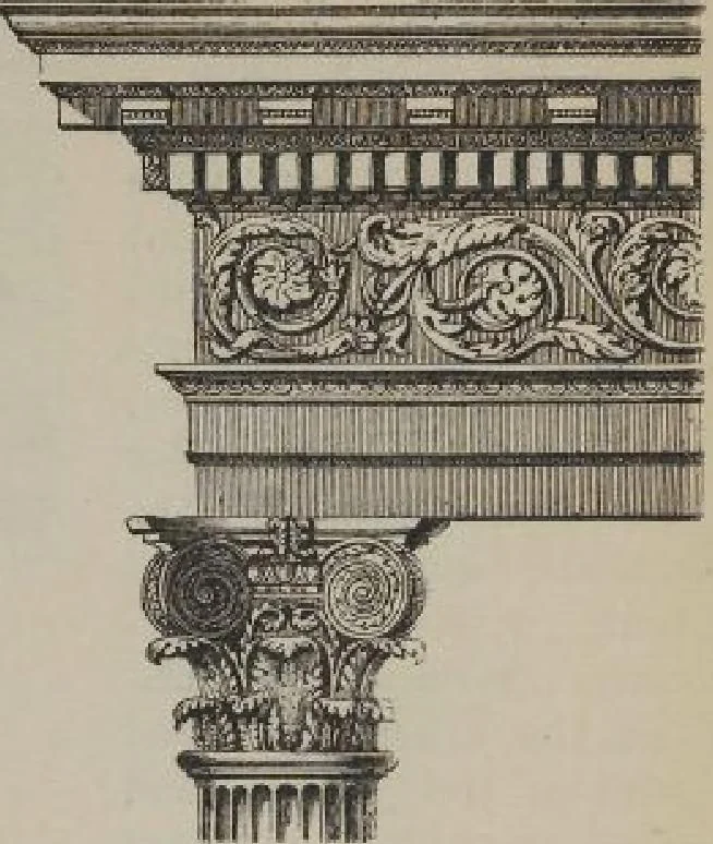 An illustration from A concise glossary of terms used in Grecian, Roman, Italian, and Gothic architecture, 1905, leaf 189