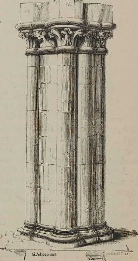 An illustration from A concise glossary of terms used in Grecian, Roman, Italian, and Gothic architecture, 1905, leaf 207