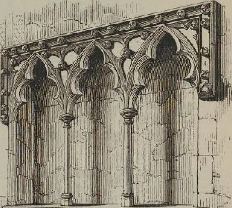 An illustration from A concise glossary of terms used in Grecian, Roman, Italian, and Gothic architecture, 1905, leaf 260