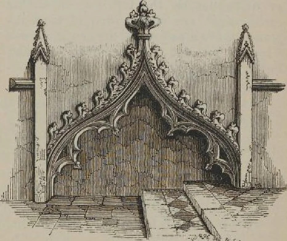 An illustration from A concise glossary of terms used in Grecian, Roman, Italian, and Gothic architecture, 1905, leaf 261