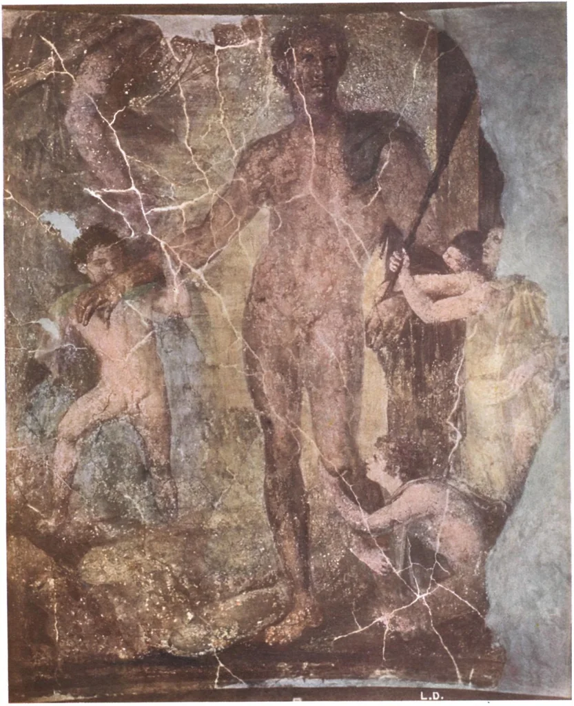 An illustration from Herculaneum, past, present & future, 1908, leaf 7