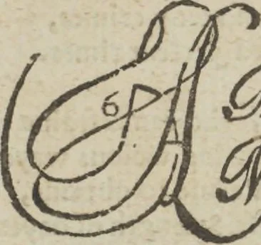 An illustration from Directions for writing, 1656, leaf 40