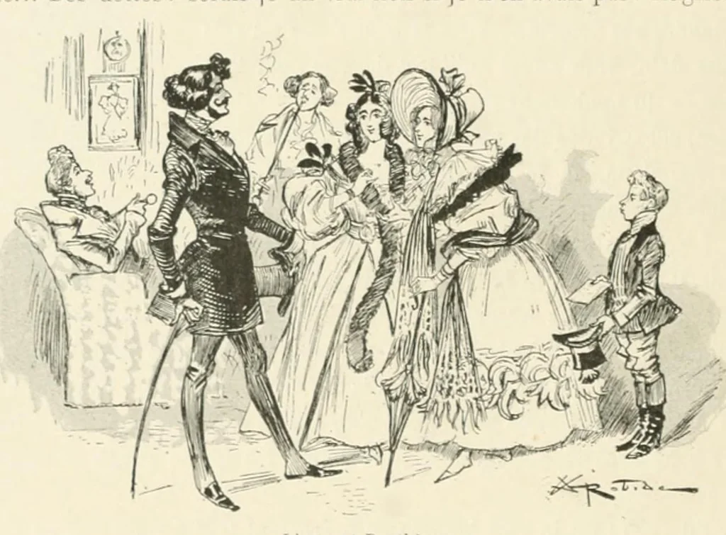 An illustration from Le 19e siècle, 1888, leaf 222