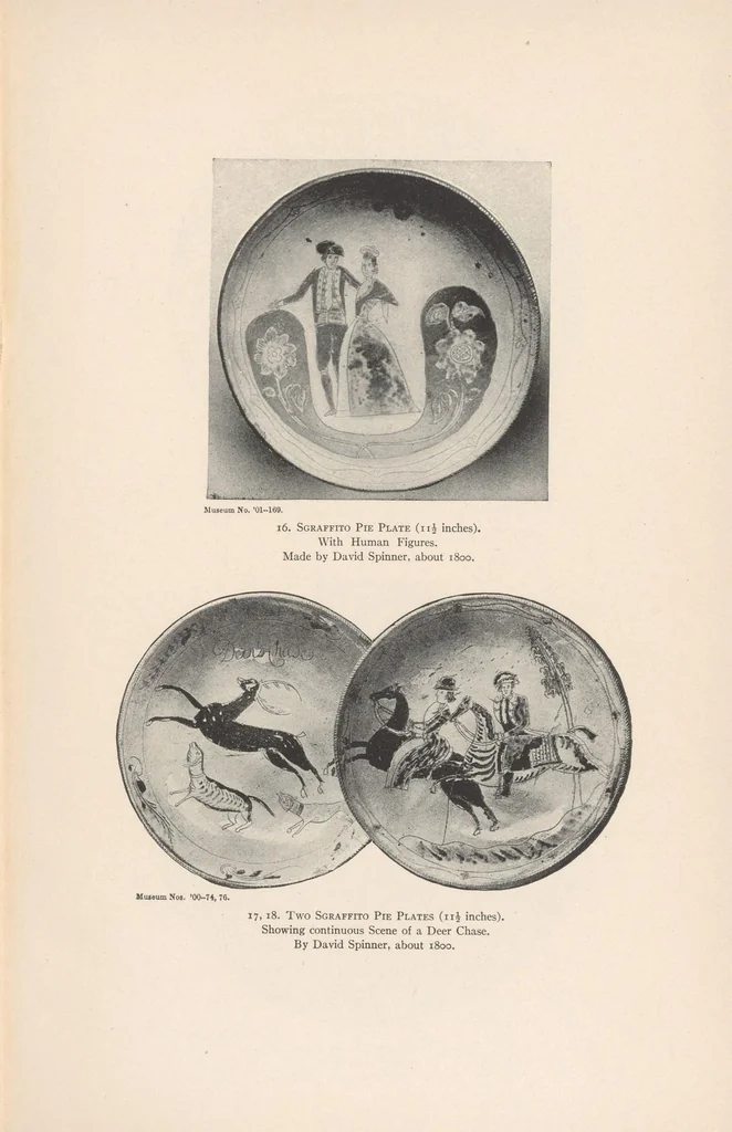 An illustration from Lead glazed pottery. pt. 1-, 1907, leaf 51