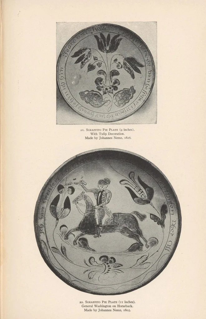 An illustration from Lead glazed pottery. pt. 1-, 1907, leaf 57
