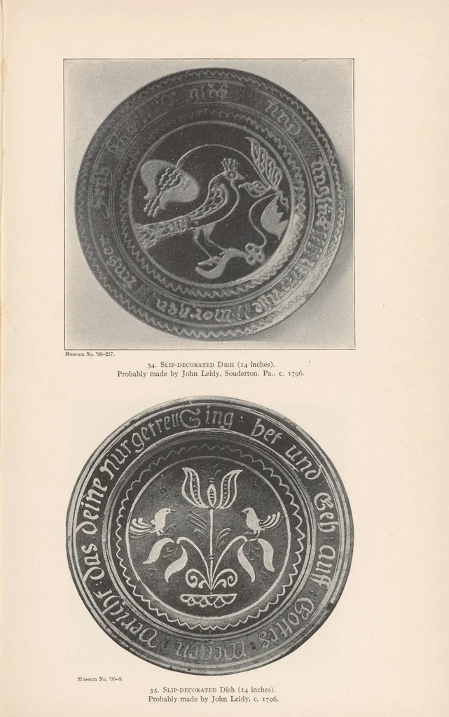 An illustration from Lead glazed pottery. pt. 1-, 1907, leaf 79