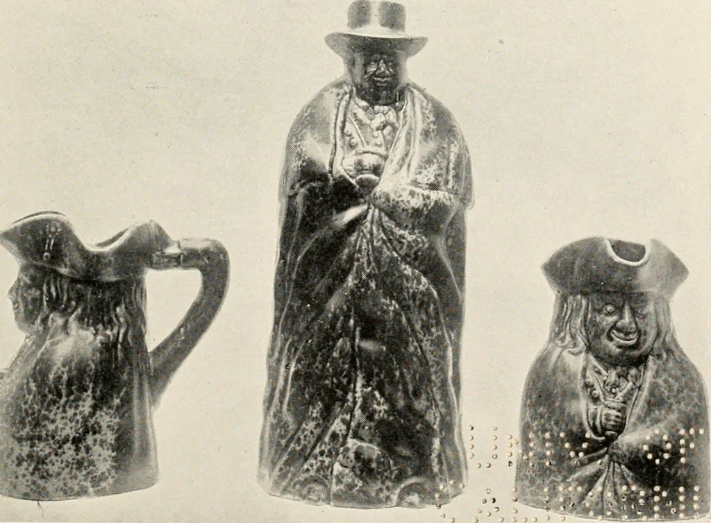 An illustration from Lead glazed pottery. Part first (common clays): plain glazed, sgraffito and slip-decorated wares, 1907, leaf 82