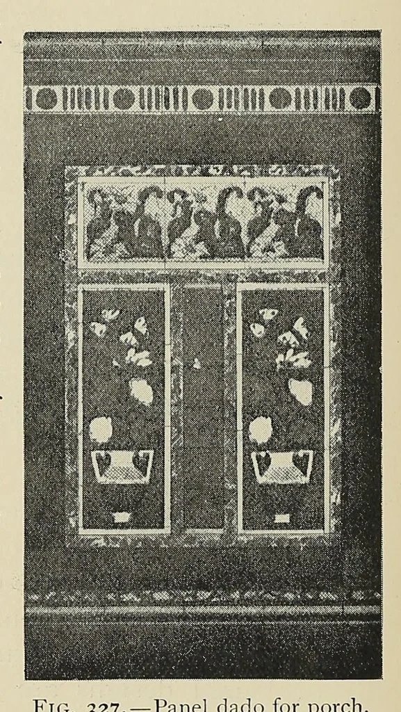 An illustration from Leadless decorative tiles, faience, and mosaic : comprising notes and excerpts on the history, materials, manufacture & use of ornamental flooring tiles, ceramic mosaic, and decorative tiles and faience, with complete series of recipes for tile-bodies, and for leadless glazes and art-tile enamels, 1904, leaf 914