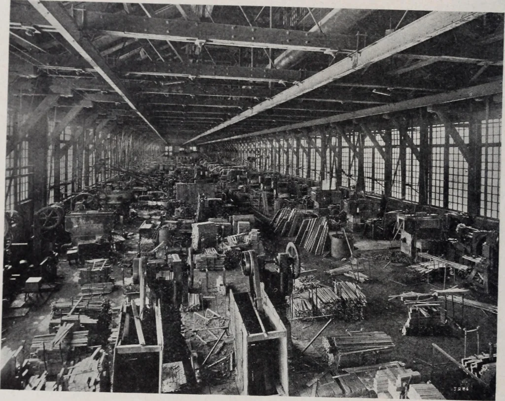 An illustration from Leaf springs, their characteristics and methods of specification; a hand-book of useful information relating to automobile leaf springs, their manufacture, methods of specification, details and characteristics, 1912, leaf 31