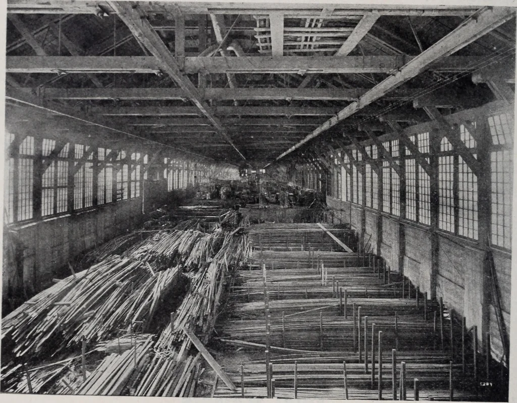An illustration from Leaf springs, their characteristics and methods of specification; a hand-book of useful information relating to automobile leaf springs, their manufacture, methods of specification, details and characteristics, 1912, leaf 53